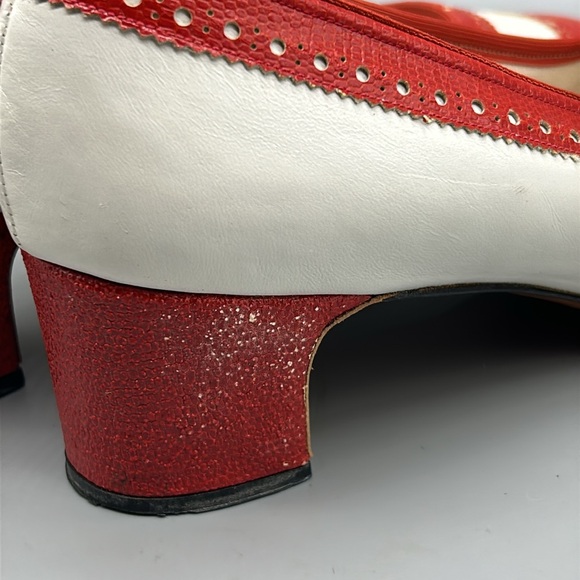 Vintage Pin Up Girl Heels Retro Flapper Heels - Picture 6 of 9